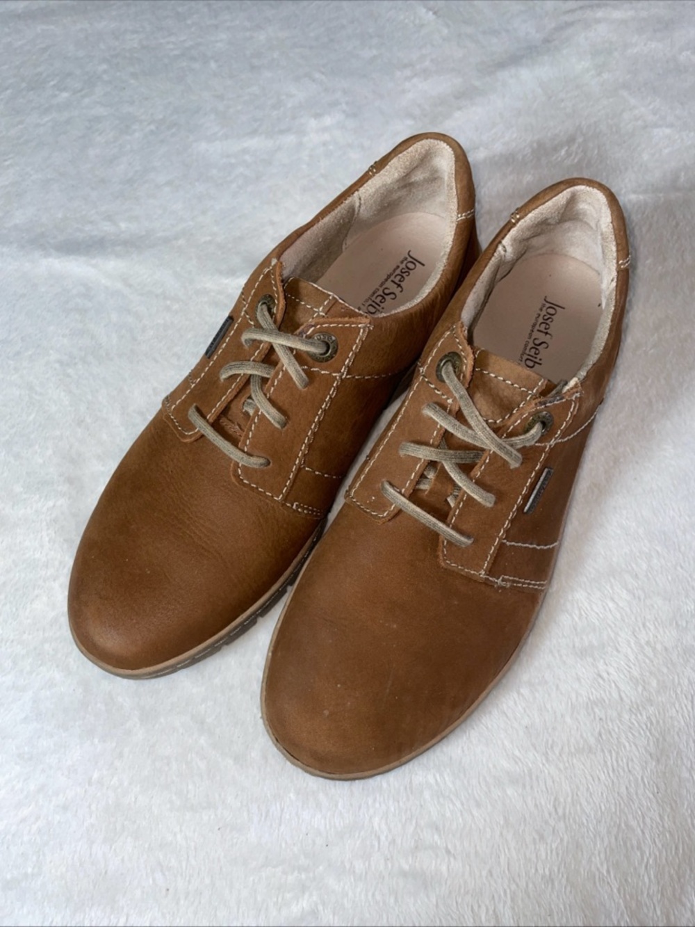 Womens Josef Seibel Steffi 59 Waterproof Sneakers Size 40 US 9/9.5 Brown Comfort